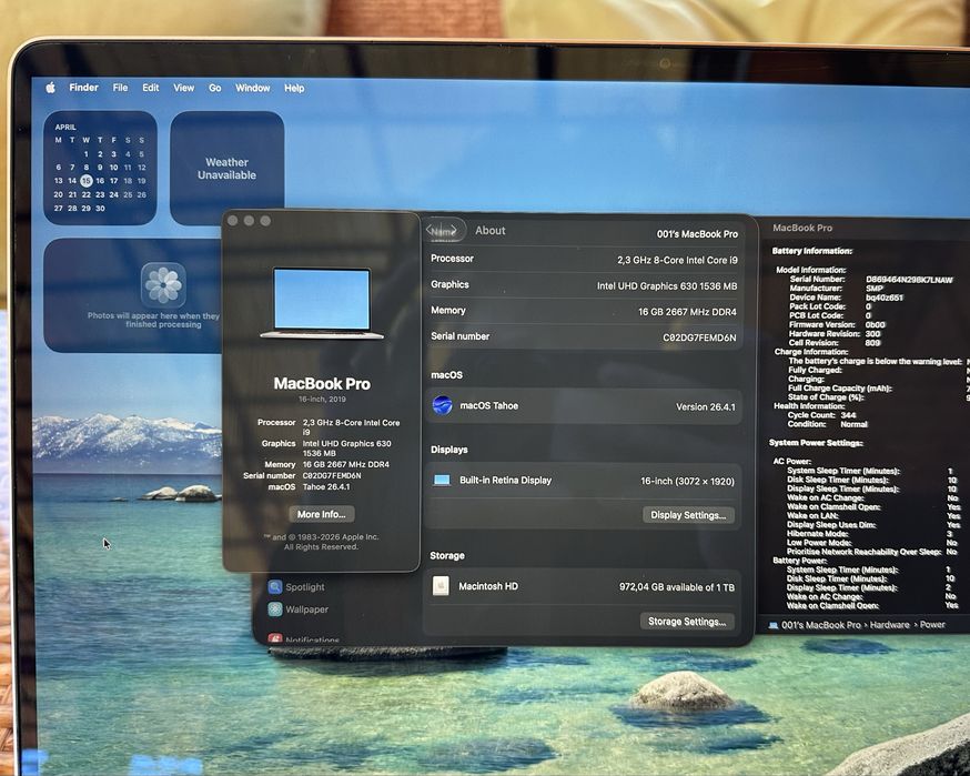 Macbook Pro 2019 16” TouchBar / Core i7 /! Макбук про