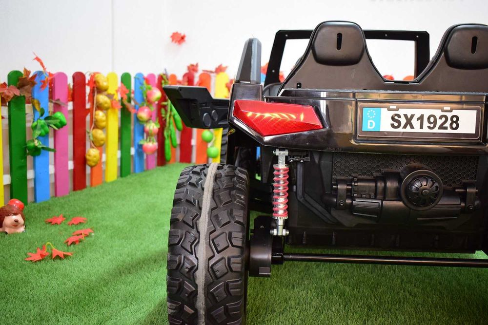 UTV electric cu 4 locuri, Kinderauto XXL Buggy 400W 24V 14Ah Black