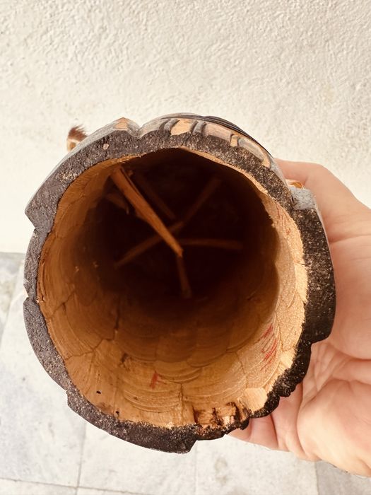 Африкански ръчно изработен барабан с резба