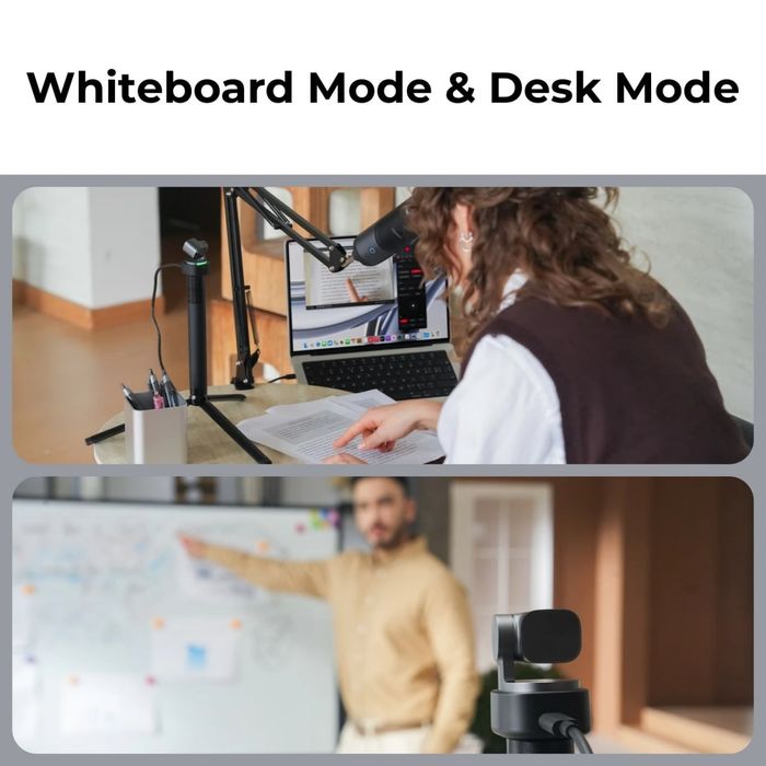 OBSBOT Tiny 3 AI-Powered Spatial Audio 4K PTZ Webcam