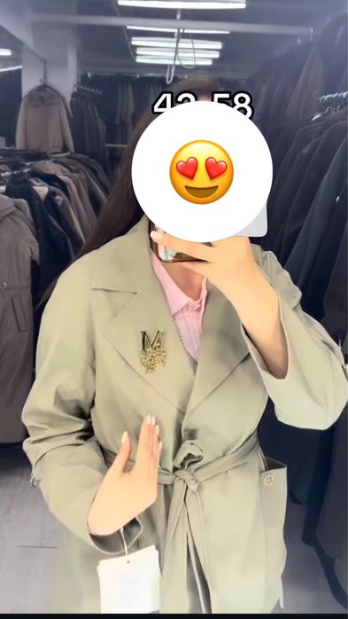 Тренч Max mara новый