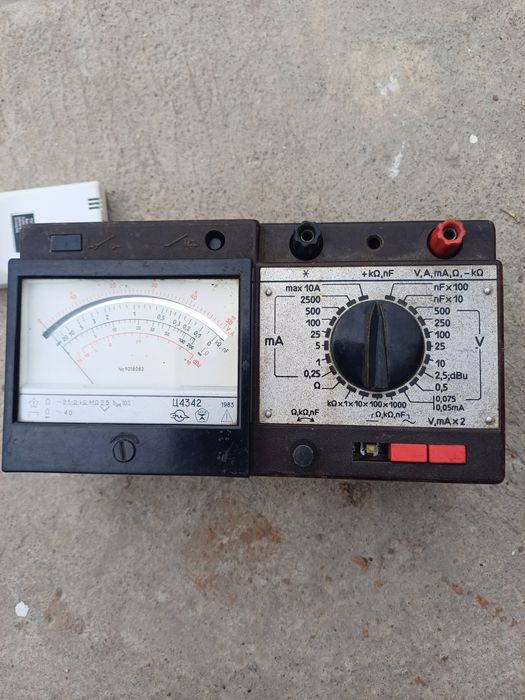 Мультиметра Ц4342 и новый головки Мультиметра. Ц4315 и 4342.