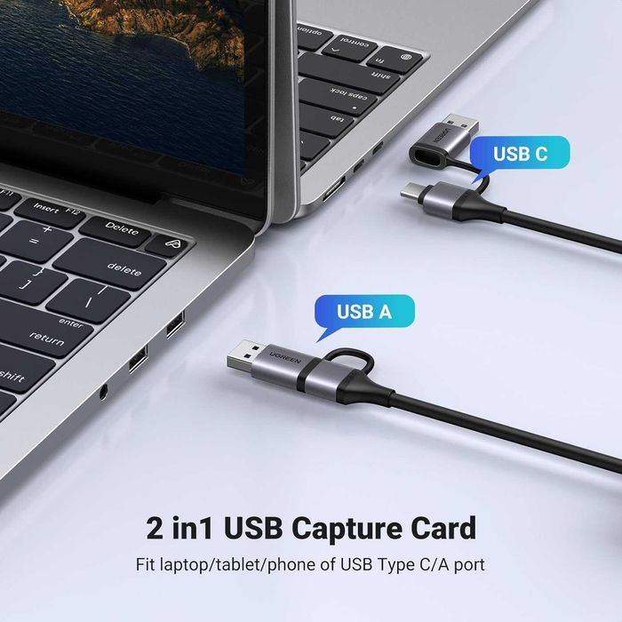UGREEN Video Capture Card, HDMI към USB C/A Capture Card