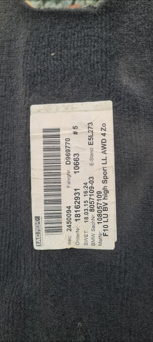 Mocheta bmw f10 f11 facelift m