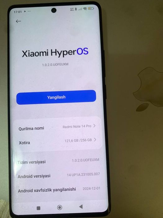 Redmi note 14 pro 256/8 sotiladi