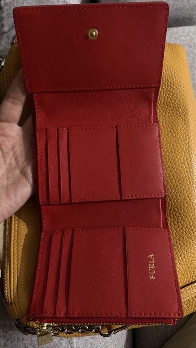 Furla портмоне от ест. кожа