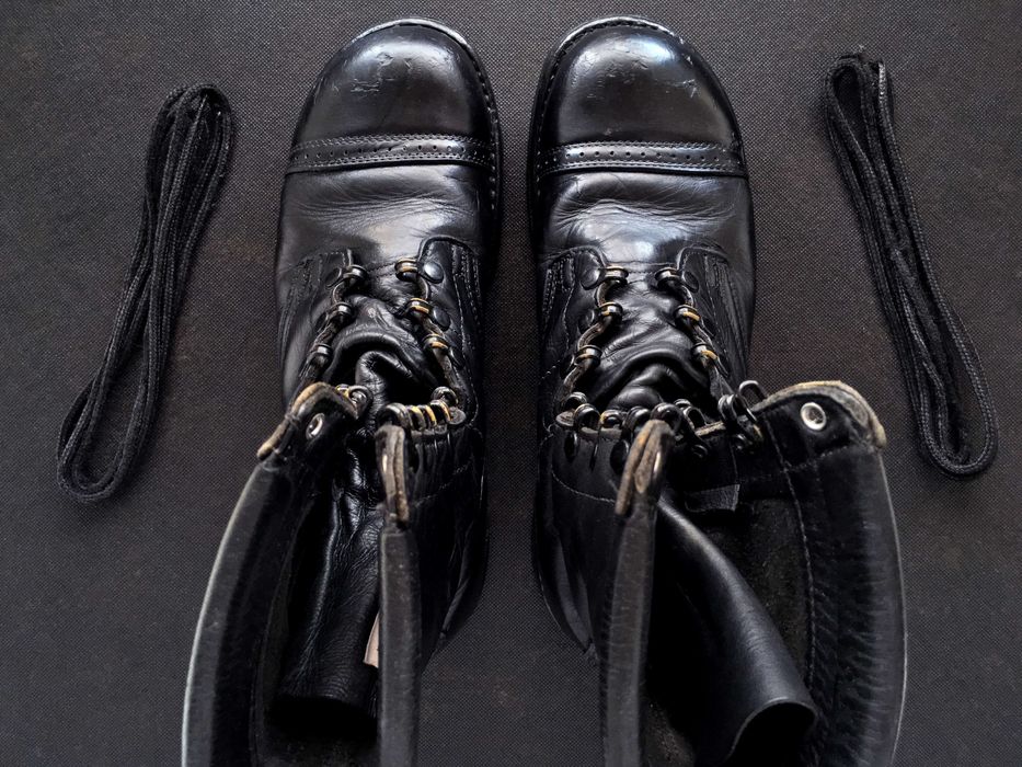 VINTAGE 1998 Made in U.S.A. CORCORAN® USAF Jump Boots — 28 CM