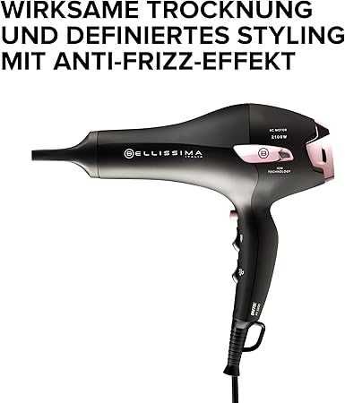 Професионален сешоар с двигател Bellissima P7 3200 йонизатор 2100W