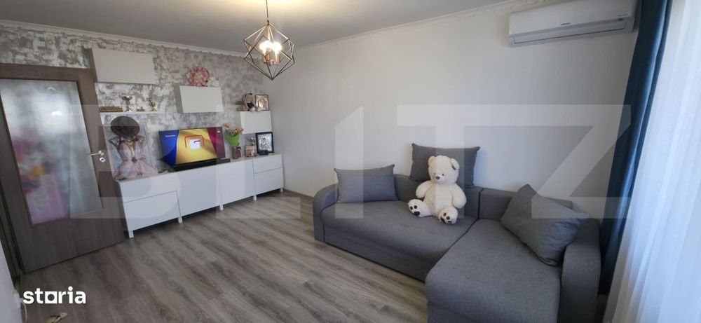 Apartament 2 camere, 50 mp, balcon 12mp, zona Marasesti
