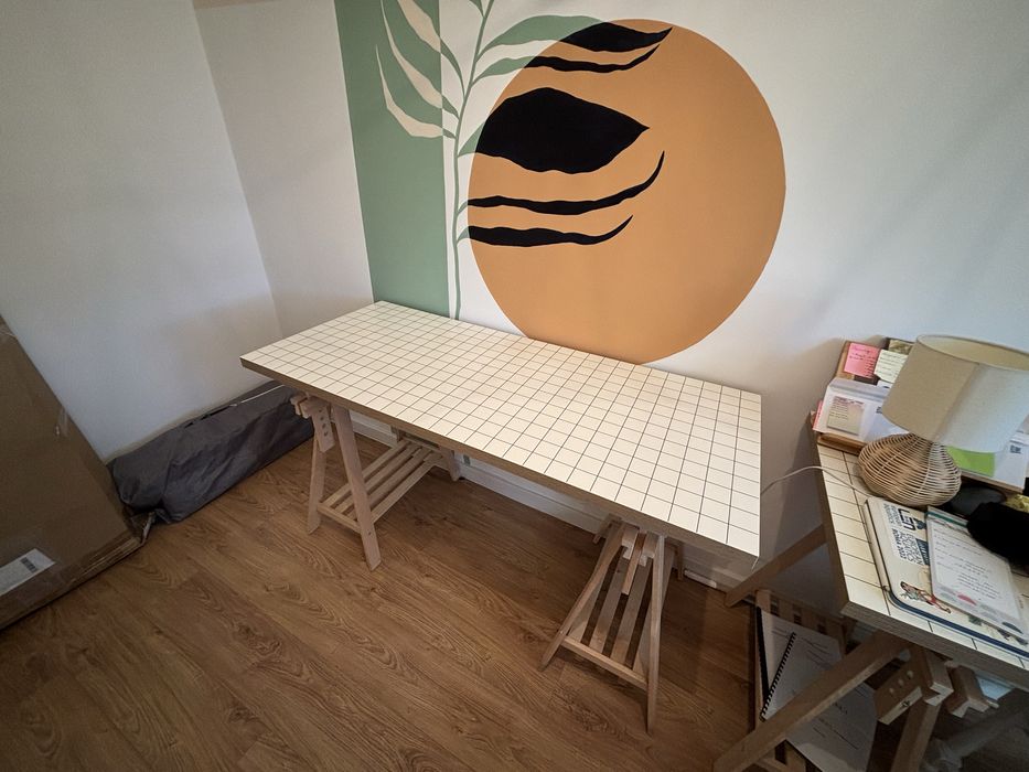 Birou Ikea nou, spatios , reglabil