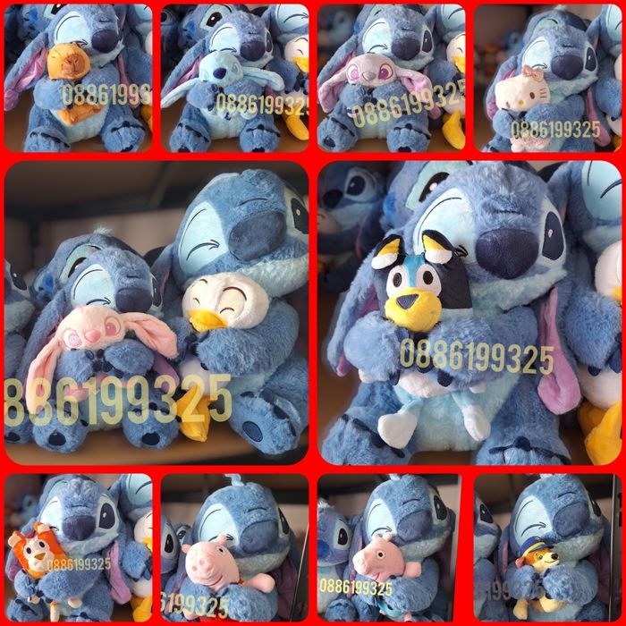 Плюшена играчка Стич и Приятели, Плюшен Стич, от 35 до 65см