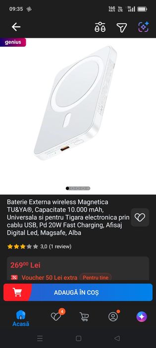 Baterie wireless iPhone