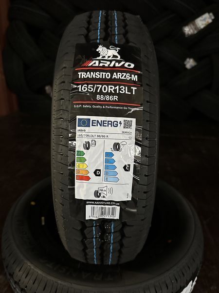 Нови летни бусови гуми ARIVO TRANSITO 165/70R13LT 88/86R НОВ DOТ