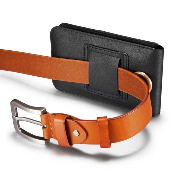 Чехол-кошелек для телефонов из натуральной кожи.