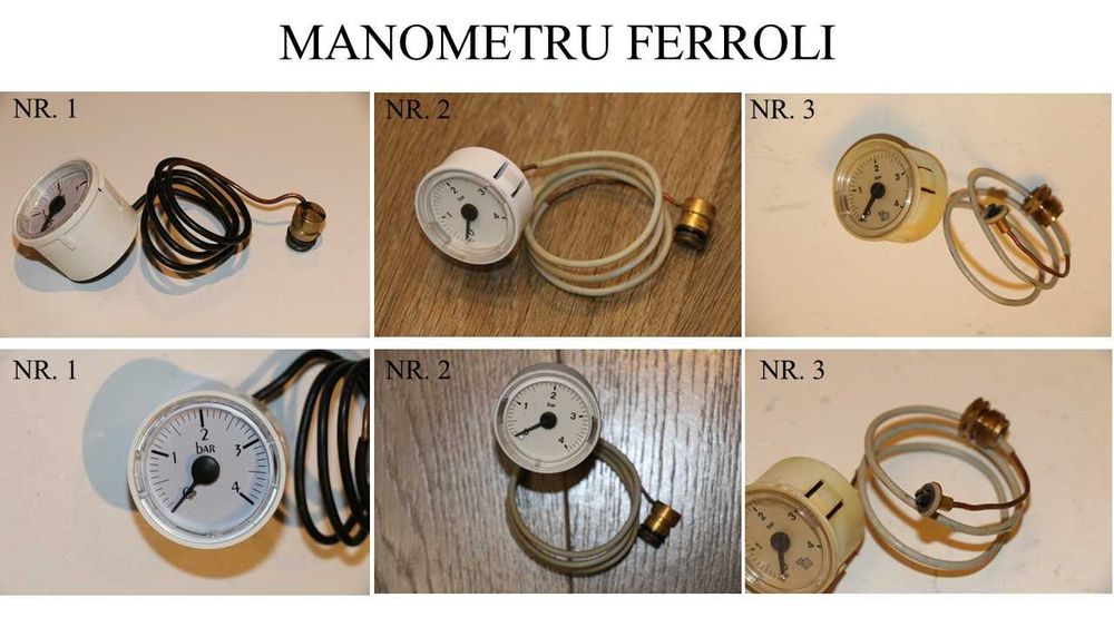 Manometru apa centrala Ariston Ferroli Immergas Motan Bosch Viessmann