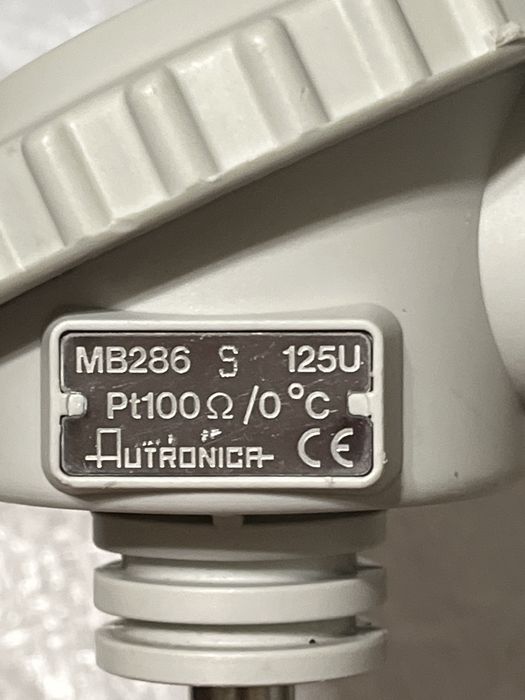 Senzor temperatură PT100 Lutronik MB286 S125U 125mm RTD Industrial Autronica