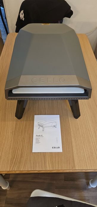 Cuptor pentru pizza Cello Piccolo 12, 67x44x29.5cm, putere 4.4kw, gri