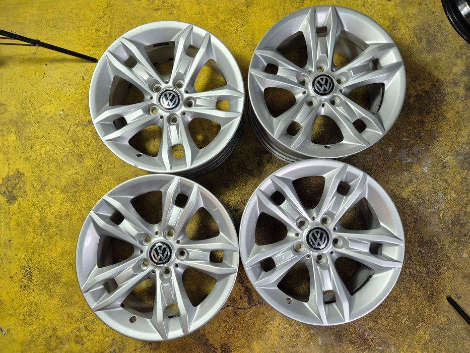 4 Jante Aliaj 5x120 17'' OE VW Transporter T5 T6 - Multivan Caravelle VW AMAROK 7.5J ET 34 !