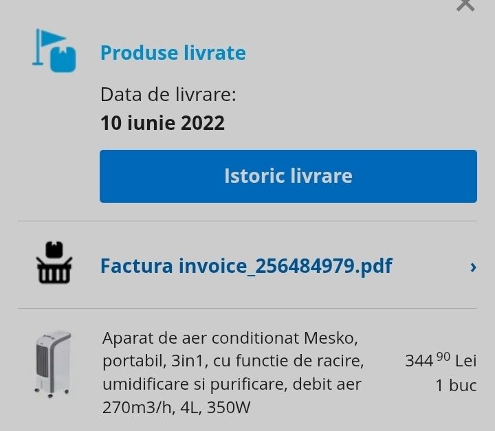 Aparat de aer conditionat Mesko, portabil, 3in1