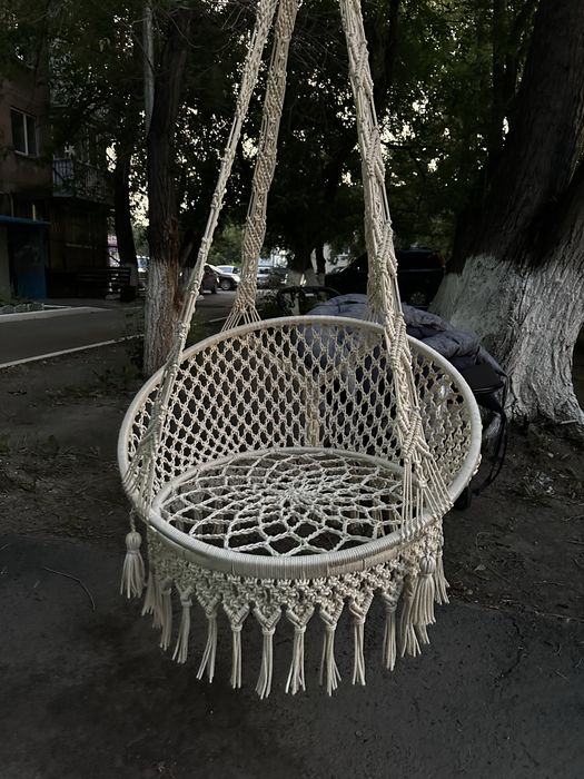 Гамак-качели, Макраме