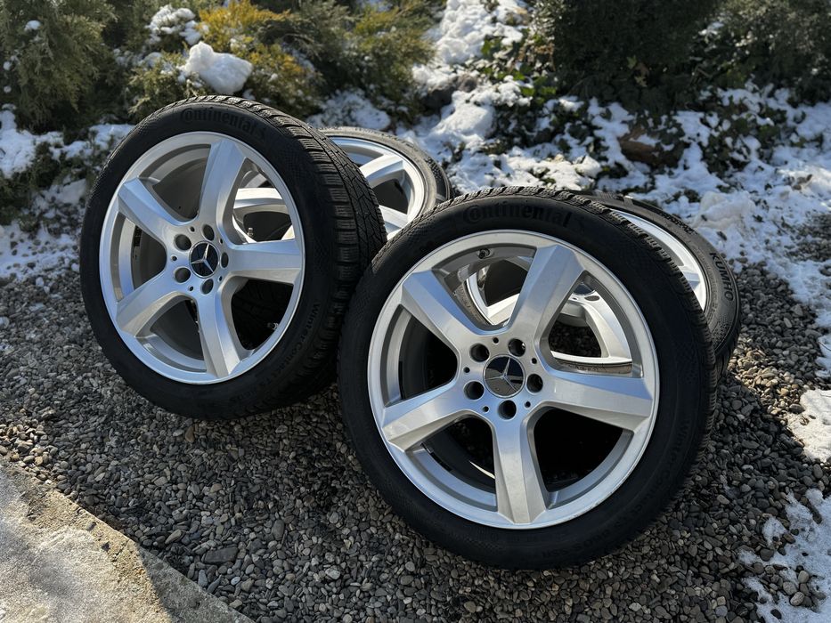 Jante originale 18” Mercedes CLS W218 W219 cu anvelope iarna