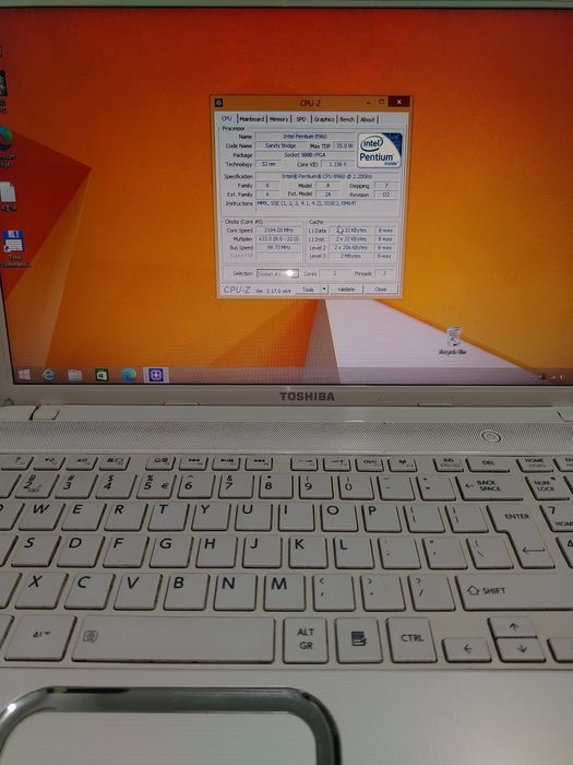 Laptop Toshiba Satelite L50 Intel Pentium