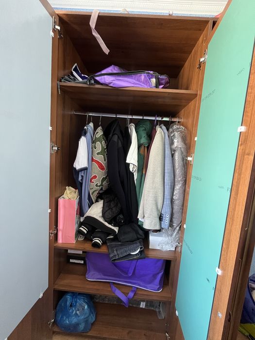 Кровать шкафымен бірге