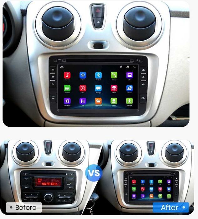 ЛИКВИДАЦИЯ Мултимедия 7" Android за Dacia Logan Dokker Duster Sandero
