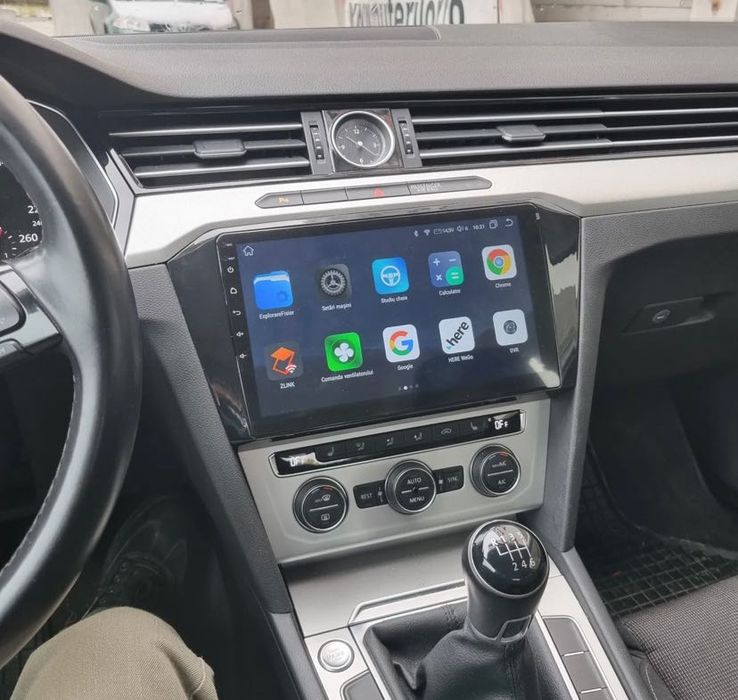 Navigatie Android Passat B8 Waze YouTube GPS Carplay BT