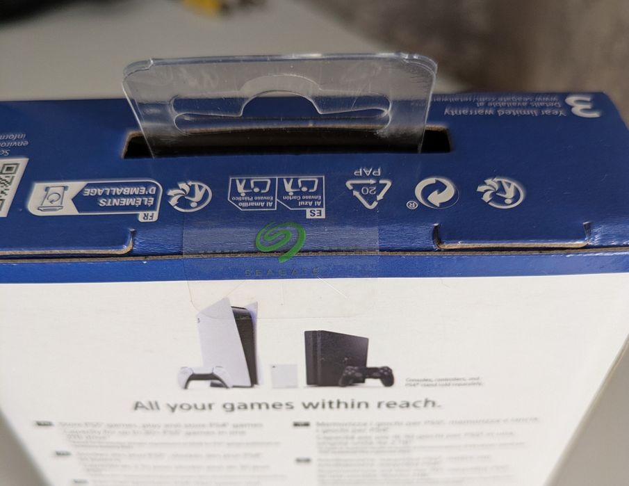 HDD Extern Seagate Game Drive 2TB PS5/ PS4  Licențiat Oficial, Sigilat