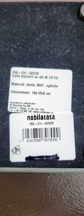 Cutie / casetă pentru bijuterii/ceasuri