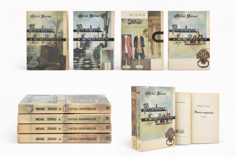 Set 4 volume „Puntea suspinelor” Michel Zévaco