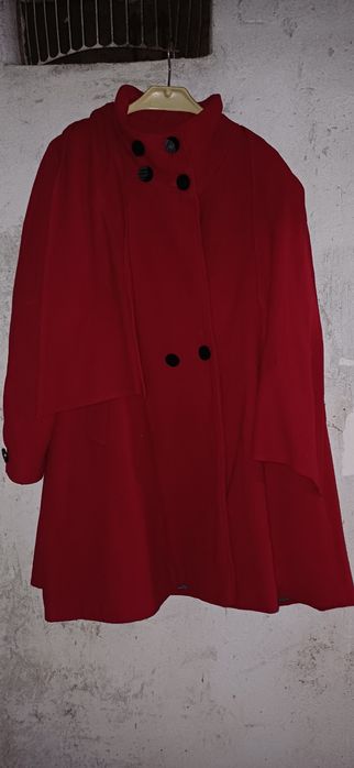 Palton dama roșu