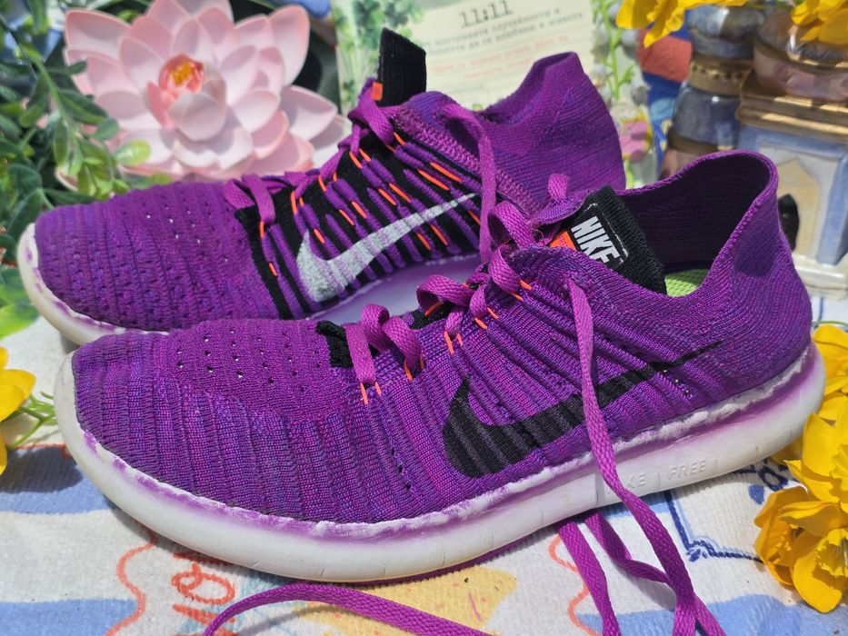 Nike Free Run лилави кецове