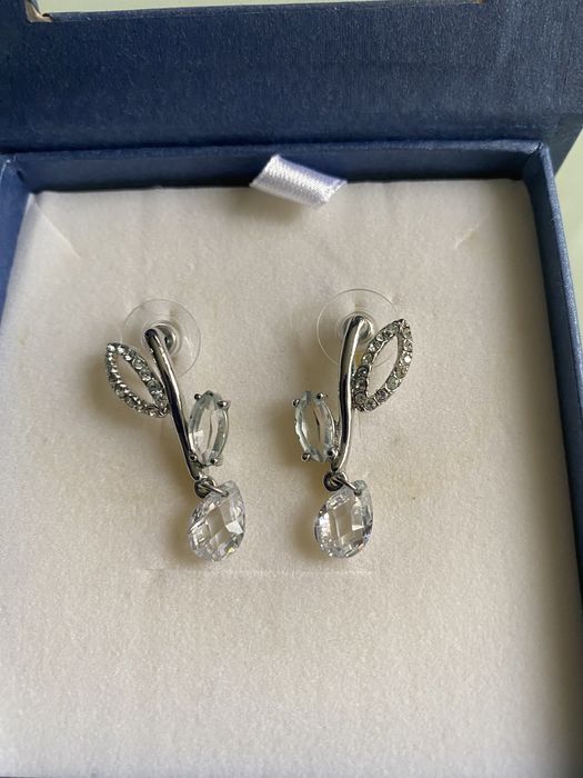 Обеци с кристали Сваровски