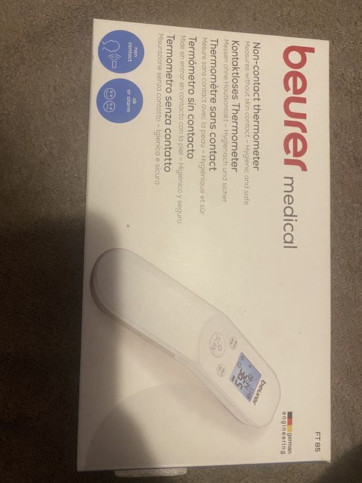 Нов безконтактен термометър beurer