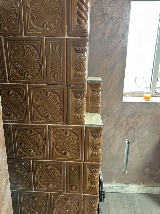 Vand soba teracota pe 8 randuri