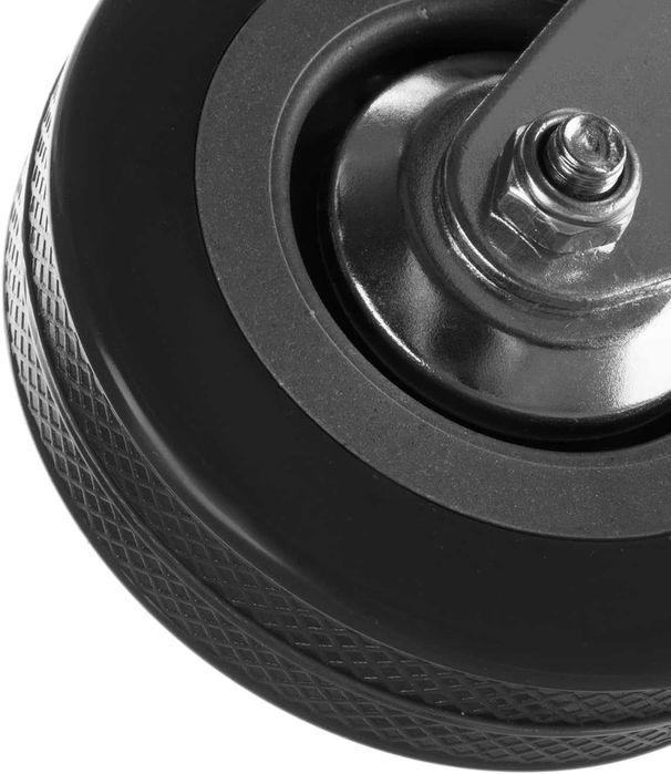 Set 4 roti pivotante cu frana cauciuc silentioase rotatie 360° 7.5 cm