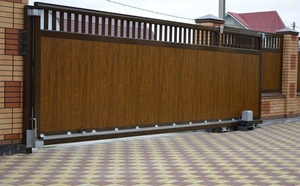 Автоматически  ворота. Откатные ворота, Раздвижные ворота