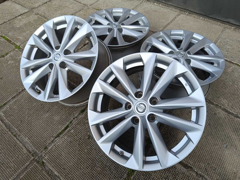 ОРИГИНАЛНИ джанти 17 '  цола 5x114,3 НИСАН Кашкай / NISSAN QASHQAI J10 J11 7J ET40 + ДАТЧИЦИ