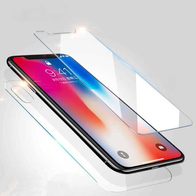 iPhone X , XS , XS Max , SET Folii Sticla Securizata FATA+SPATE