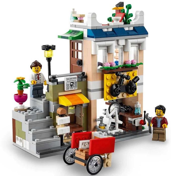 LEGO Creator 3 в 1 31131 Магазин за нудълс в центъра