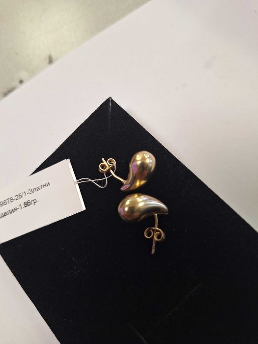 Златни обеци 1,96гр