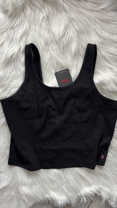 Colanti holografici Guess S si top Levi’s M