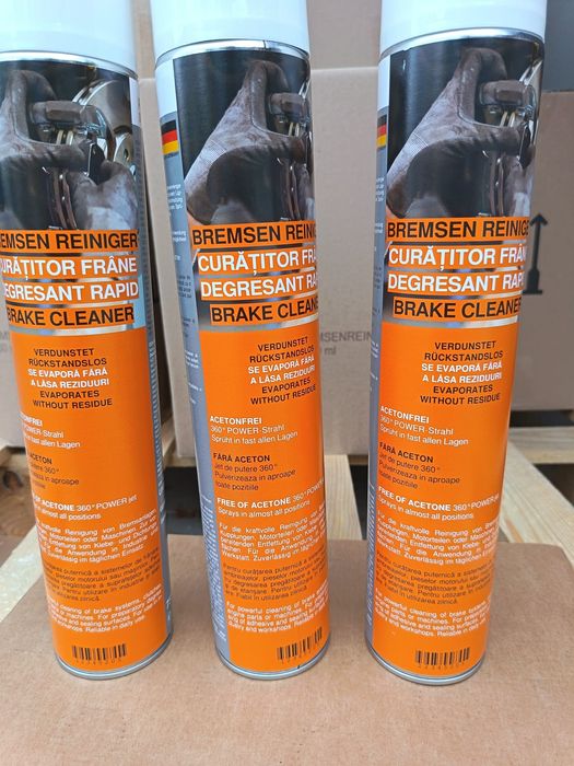 Spray curatat frane 750ml-XXL CHEMTOOLS.Curatitor discuri.100%Germania + tva /buc.Fara miros jet lung uscare rapida pulverizeaza 360 grade