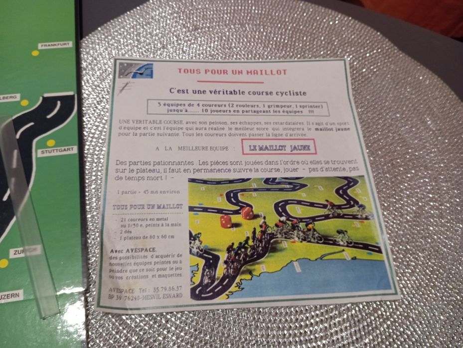 Avespace France Tous pour un maillot Tour de France Rare society game