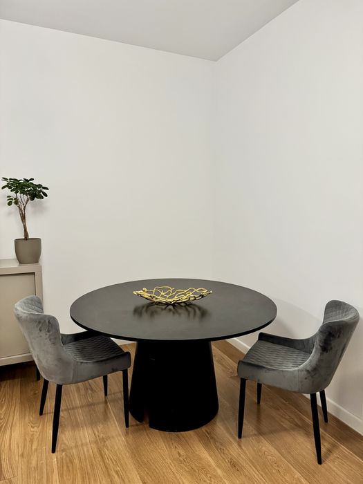 Masă dining Teulat Cep 137 cm MDF si lemn