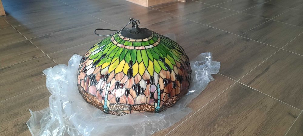 Ръчно изработена лампа стил "Tiffany"