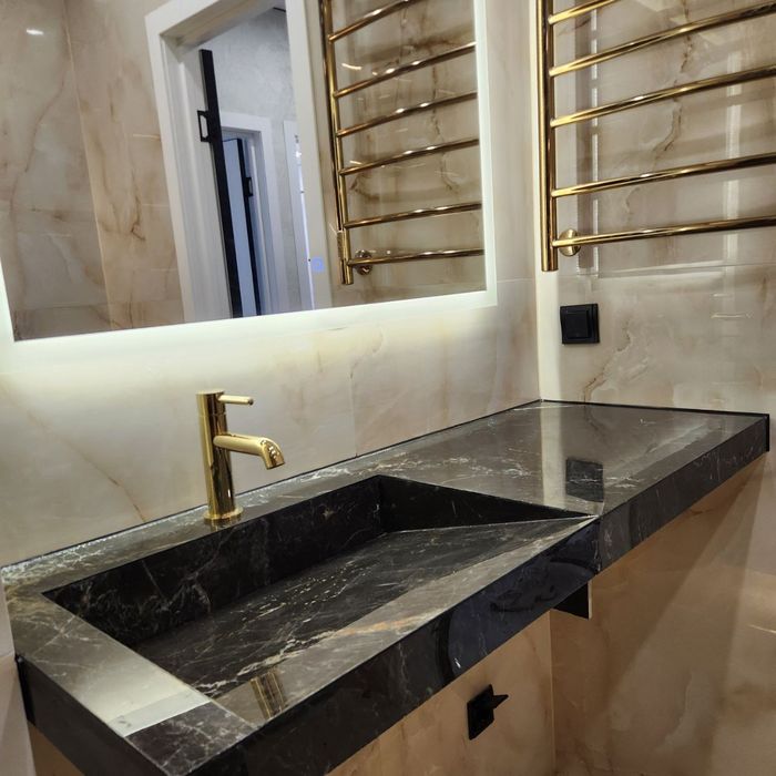 Раковина и подоконник из керамогранита