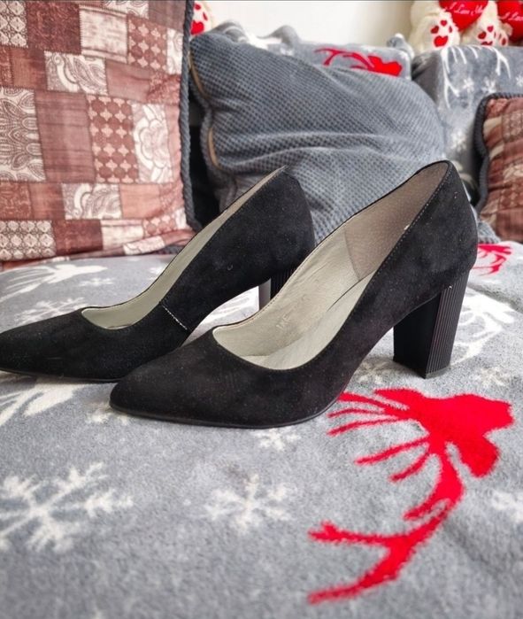 Pantofi din piele Marelbo marime 39